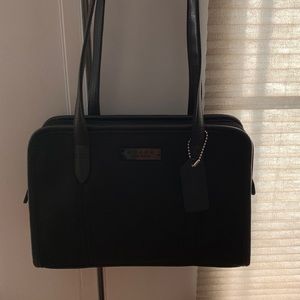 Black Vintage Neoprene Handbag